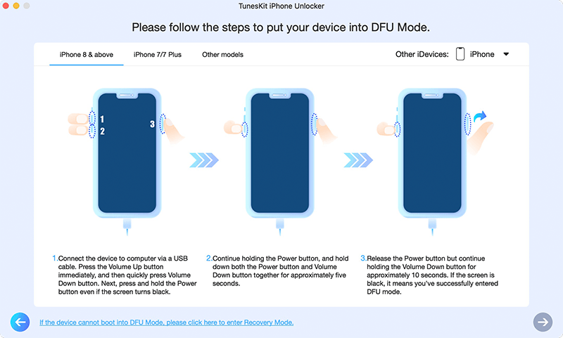 mettre votre ipad en mode de récupération