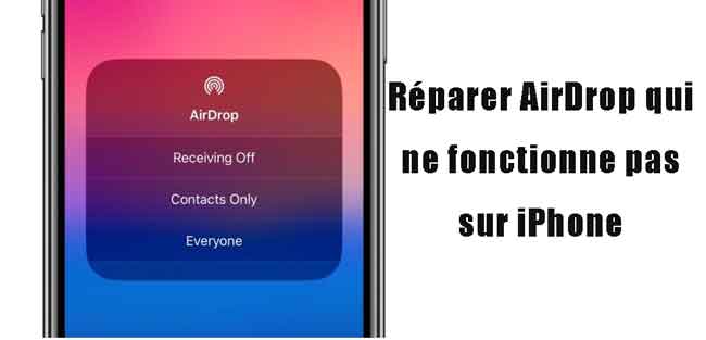 aridrop ne fonctionne pas