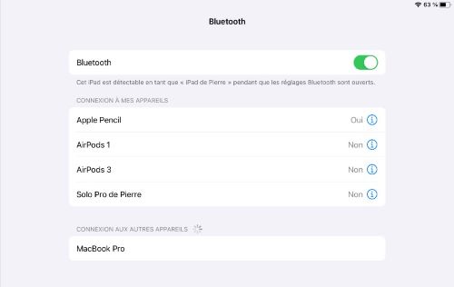 activer le bluetooth