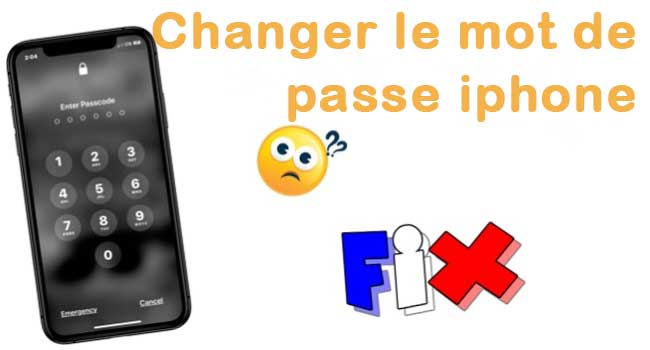 comment changer le mot de passe apple