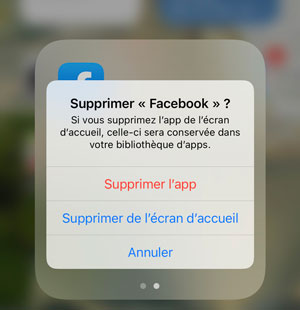 supprimer facebook