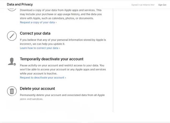 supprimer le compte icloud définitivement
