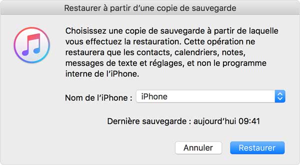 activer l'iphone avec le mode de récupération