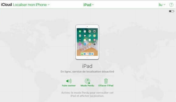 restaurer ipad avec icloud