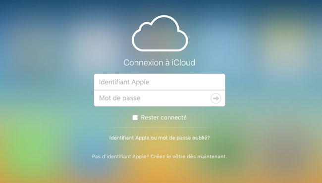 se connecter à icloud