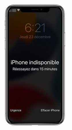 effacer iphone via la fonction intégrée ios