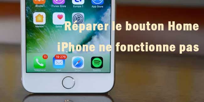 bouton home iphone ne fonctionne pas