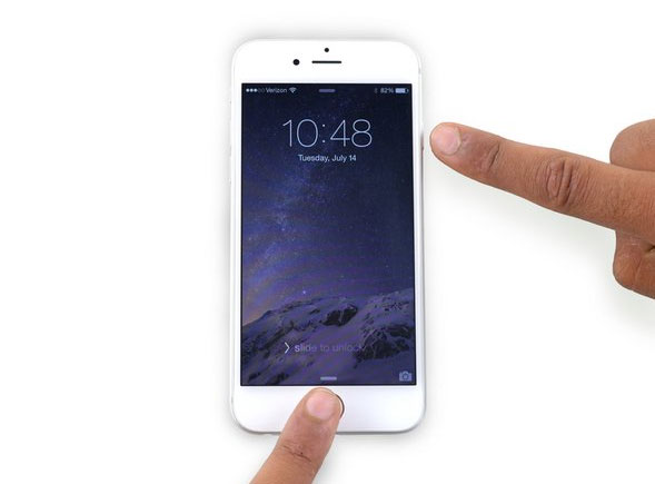 le redémarrage forcé iphone 6