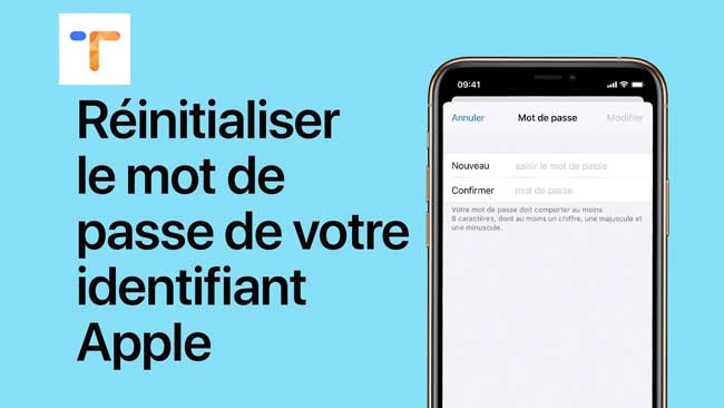 comment réinitialiser le mot de passe de l'identifiant apple oublié