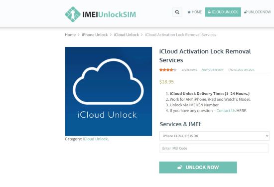 déverrouiller avec site imeiunlocksim