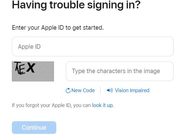 le site forgot apple