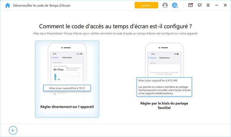 imyfone déverrouiller le code du temps d’écran