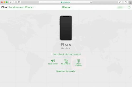 déverrouiller iphone avec iCloud