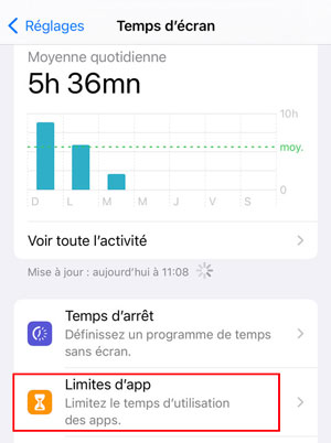 remove screen time limit