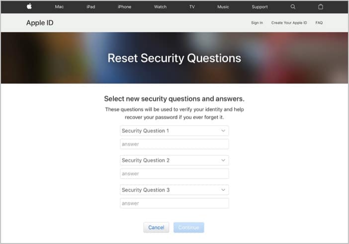 trouver le mot de passe apple via le site officiel