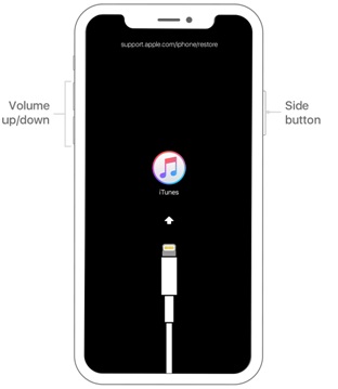 mettre iphone en mode de récupération