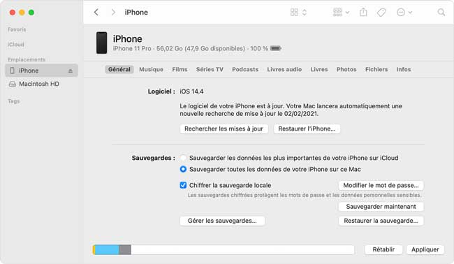 débloquer iphone désactivé avec itunes