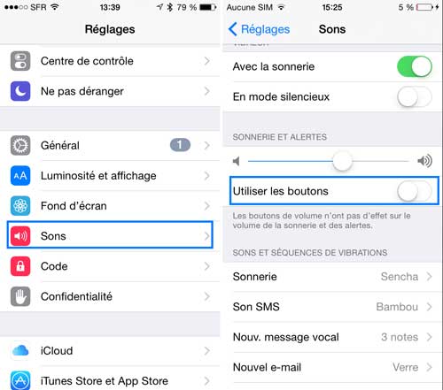 augmenter le volume d'appel