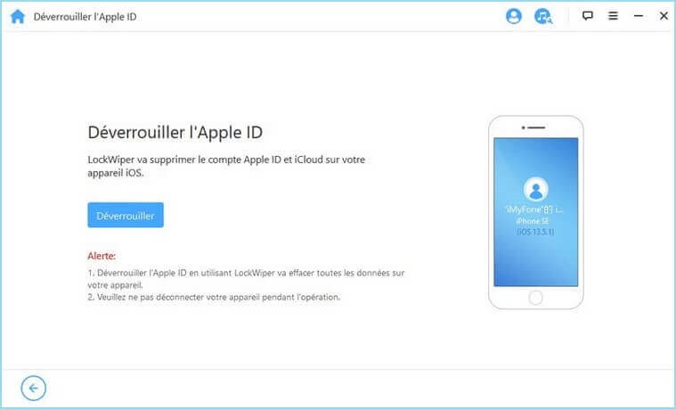imyfone déverrouiller l’Apple ID