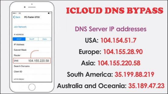 deverrouiller iphone avec dns