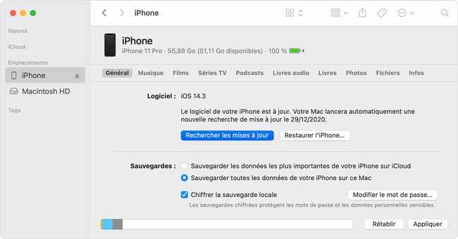 mettre à jour ios