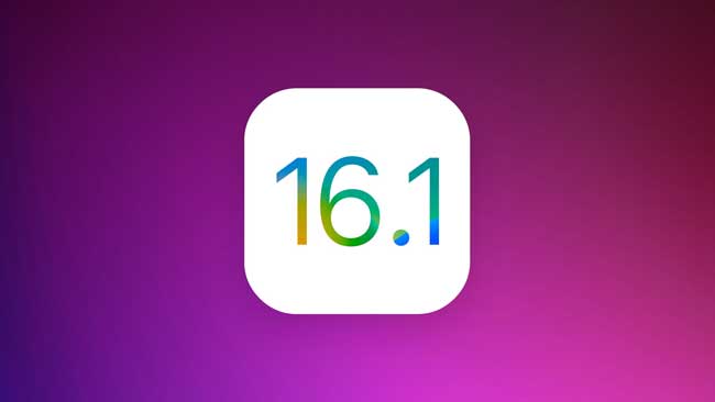 la dernière ios 16.1