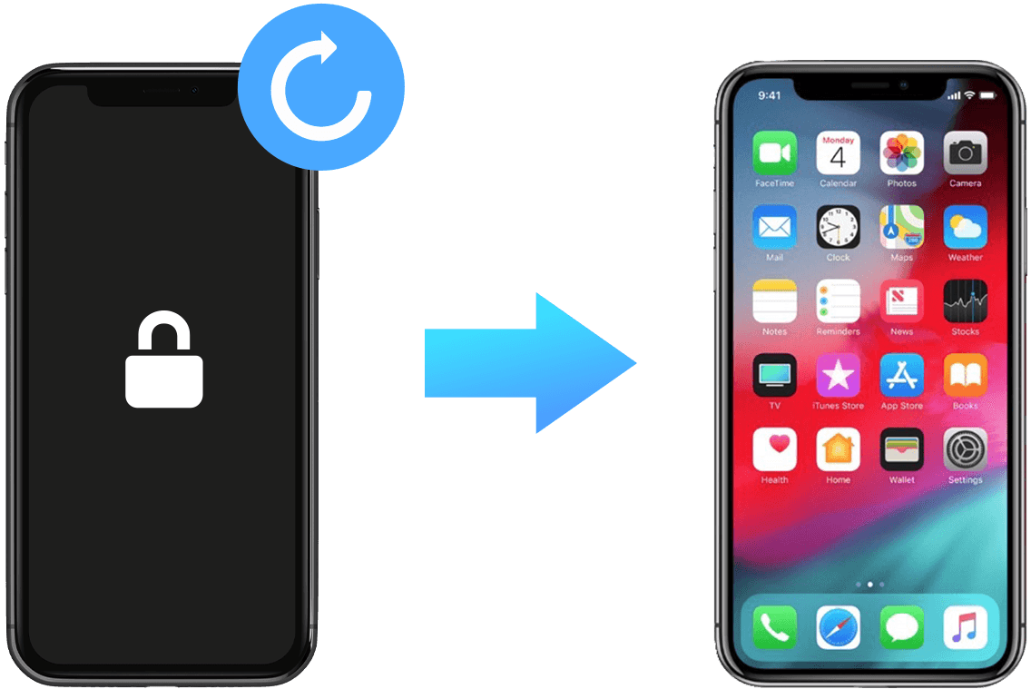 réinitialisation d'usine iphone sans mot de passe